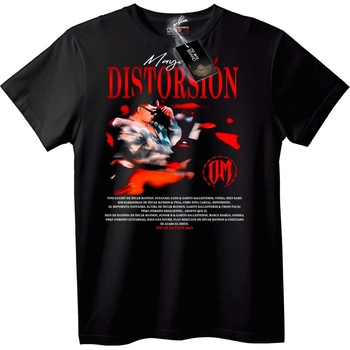 NOONEBRAND Тениска Distorsión Музика - M, Black