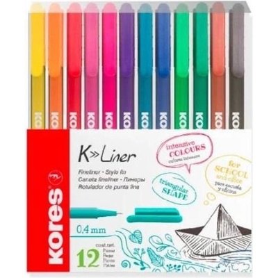 Kores K-Liner Sada 12 barev
