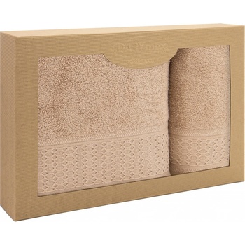 Darymex sada uterákov Solano 1 ks 50 x 90 cm 1 ks 70 x 140 cm cappucino