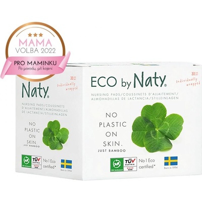 Womencare Prsní vložky pro kojící ženy 30 ks Naty Nature
