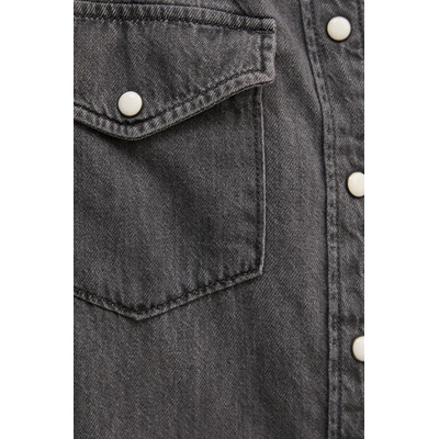 Pepe Jeans Дънкова риза Pepe Jeans REGULAR SHIRT дамска в сиво със стандартна кройка с класическа яка PL304894XM6 (PL304894XM6)