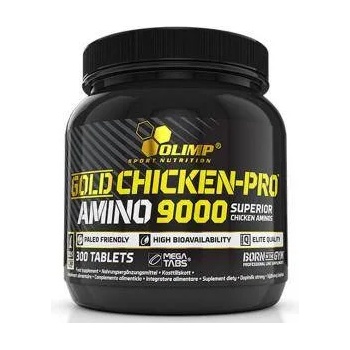 Olimp Sport Nutrition Аминокиселини Gold Chicken Pro Amino 9000, 300 таблетки, 3681