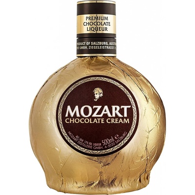 Mozart Gold Chocolate Cream 17% 0,5 l (čistá fľaša)