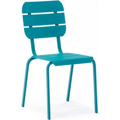 Ezeis Alicante Hnedé/béžové kovové záhradné stoličky v súprave 4 ks