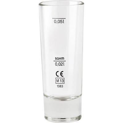 Paşabahçe Skleněná odměrka s cejchem 2 / 5 cl CE