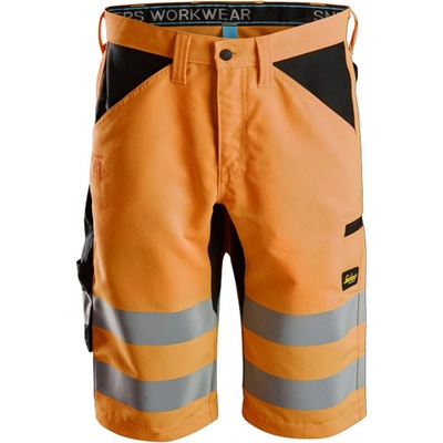 Snickers Workwear kraťasy LiteWork reflexní tř. 1 oranžové