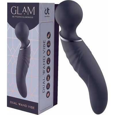 Dream Toys Glam Dual Wand Vibe Blue
