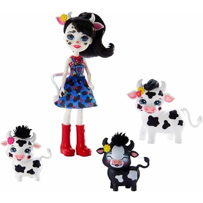 Mattel Enchantimals Cambrie Cow s telátky