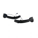 Carmart Диодни мигачи за странични огледала за BMW 5 series F10, F11, GT F07, F12, F13 (2020-2017), 7 series F01 (2008-2015) - опушени с бягащ мигач