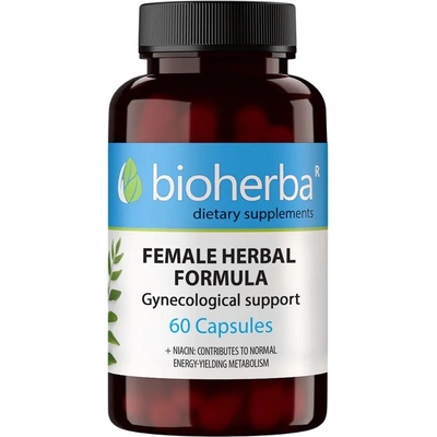 Bioherba Female Herbal Formula Gynecological Support, 60 капсули, Bioherba
