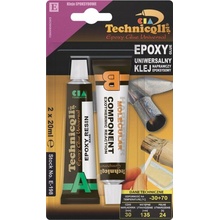 Technicqll Dvojzložkové epoxidové lepidlo, silné, na kov, keramiku a kameň 40 ml