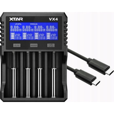 XTAR VX4 18650 / 32650 Li-ION / Ni-MH 4 kanály – Sleviste.cz