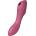 Satisfyer Curvy Trinity 3 - въздушен и вибриращ стимулатор 2в1 - червен