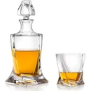 Obedový servis Bohemia Quadro sada na whisky 7 ks
