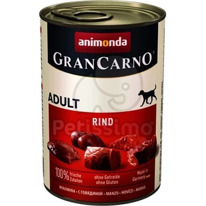 Animonda GranCarno Adult Kонсервирана храна с Говеждо за възрастни кучета 6 x 400 г