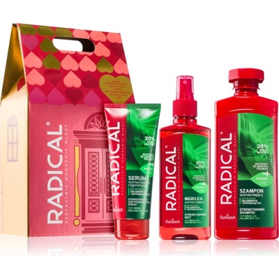 Farmona Natural Cosmetics Laboratory Radical Hair Loss подаръчен комплект за изтощена коса 3 бр