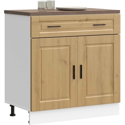 vidaXL Кухненски шкаф Porto, дъб артизан, инженерно дърво (853986)