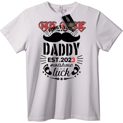 NOONEBRAND Тениска Татко 2023 - XL, Black
