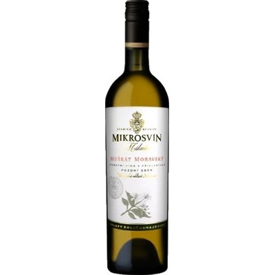Mikrosvín Mikulov Muškát Moravský Pozdní sběr 2024 12% 0,75 l (holá láhev)