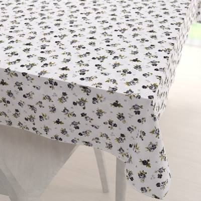Biante bavlna ubrus Sandra SA-345 Šedé růžičky na bílém 130x220 cm