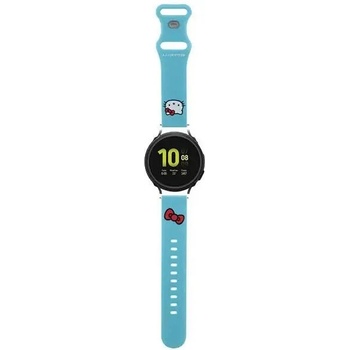 Hello Kitty Универсална каишка за часовници Hello Kitty Silicone Kitty Head 20mm, синя (3666339212001)