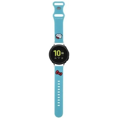 Hello Kitty Универсална каишка за часовници Hello Kitty Silicone Kitty Head 20mm, синя (3666339212001)