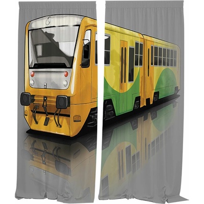 IMPAR Závěsy Regionální vlak,140 × 250 cm