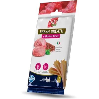Farmina N&D Quinoa Dental Treat Fresh Breath Adult - Дентални лакомства за свеж дъх и метаболизъм при кучета