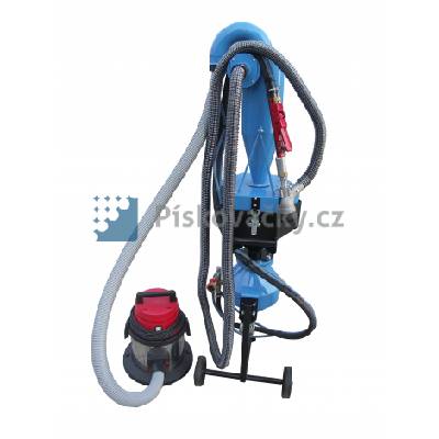 Mobilní pískovačka s odsáváním, Profi/Master MTTJ20-Aut. + Ods. Mobilní, bezprašná (profi) pískovačka s odsáváním.