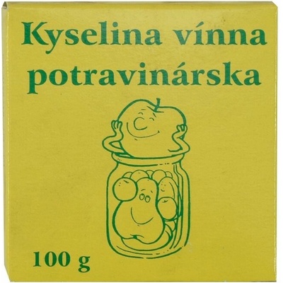 Kyselina vínna, potravinárska, 100 g