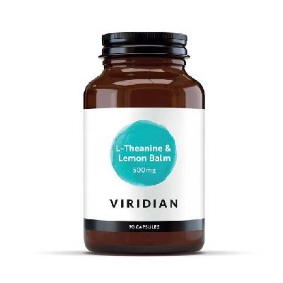 Viridian L Theanine a Lemon Balm L Theanín s medovkou 90 kapsúl