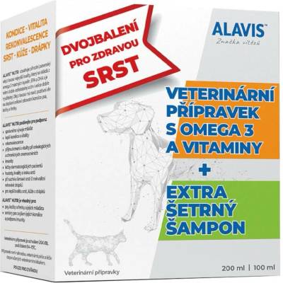 Alavis Nutri 200 ml Šampon extra šetrný 100 ml