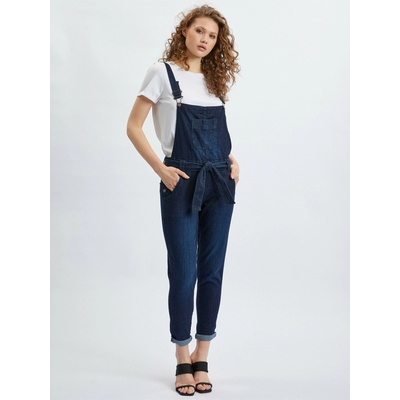 Orsay Тъмно сини дамски slim fit дънки с тиранти ORSAY Orsay | Sin | ЖЕНИ | 24-25/32