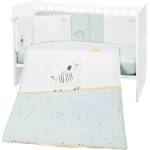 KikkaBoo Бебешки спален комплект от 6 части KikkaBoo Stripy Friends - 70 х 140 cm (41101060141)