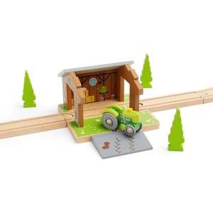 Bigjigs Rail Плевня на релсите (BJT284)