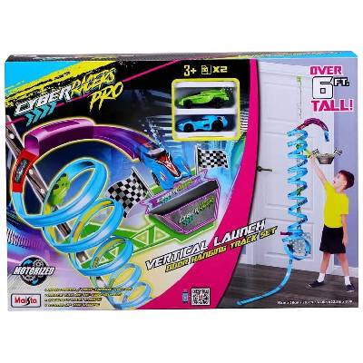 Игрален комплект Maisto Cyber Racers - Door Hoop, писта с колички, 180 cm (12559)