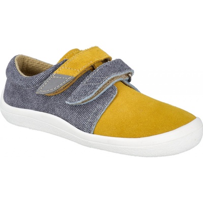 Beda Barefoot detské tenisky Denim žlté
