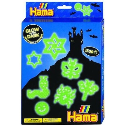 Hama koralky Dárková sada zažehlovacích korálků - Svítící ve tmě – Zbozi.Blesk.cz