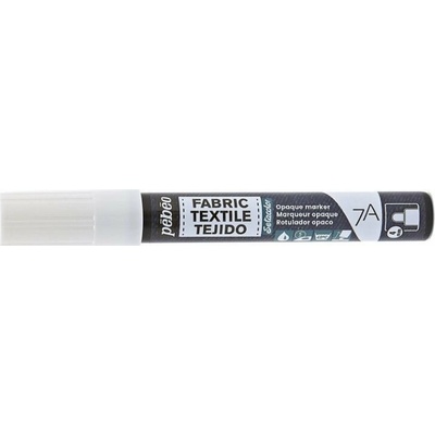 Pébéo 7A Markers Opaque fix na textil 4 mm 01 white