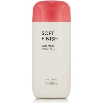 Missha All Around Safe Block Soft Finish Sun Milk SPF50+ слънцезащитен крем за лице 70 ml унисекс