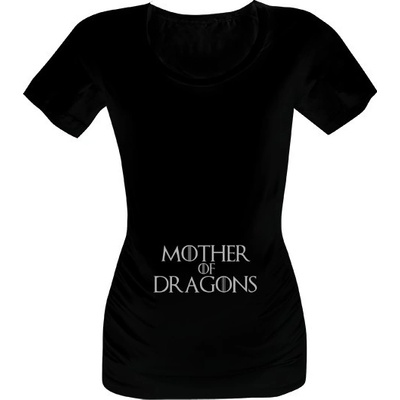 Tričko s potiskem Mother of Dragons dámské černá