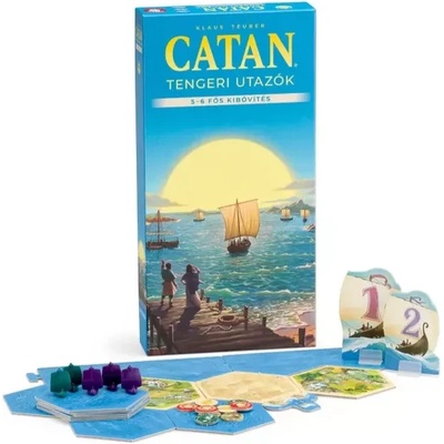 Piatnik Настолна игра Catan Разширение, Мореплаватели - 5-6 играчи, на унгарски език (802690)