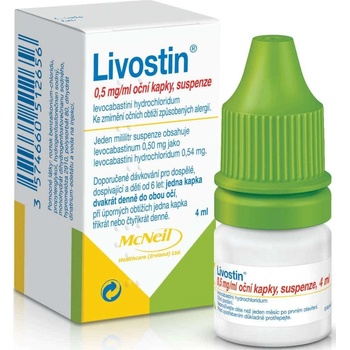 Livostin 0,5 mg/ml int.opu.1 x 4 ml