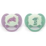 Philips Avent Pacifier Ultra Soft NightTime SCF094/04, 6-18 м. , 2 броя (SCF094/04)