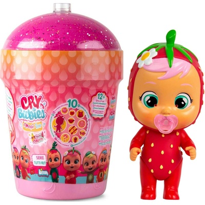TM Toys CRY BABIES MAGIC TEARS magické slzy séria Tutti Frutti fialová