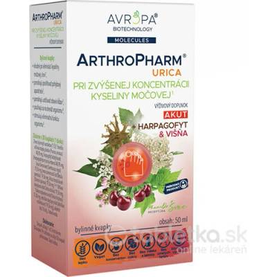 Avropa ArthroPharm Urica bylinné kvapky 50 ml