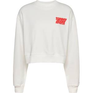 Tommy Hilfiger Блуза Tommy Jeans Women's Cropped Crew Sweatshirt - Ecru