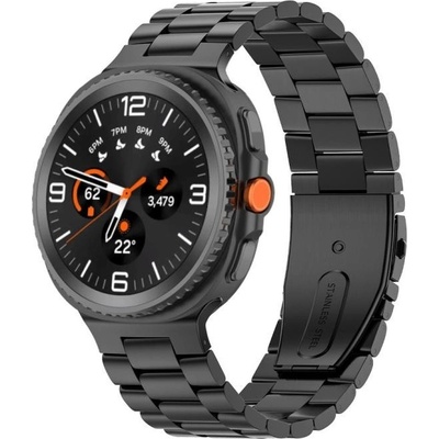 VSECHNONAMOBIL 116989 CLASSIC Kovový řemínek pro Samsung Galaxy Watch8 / Watch8 Classic černý