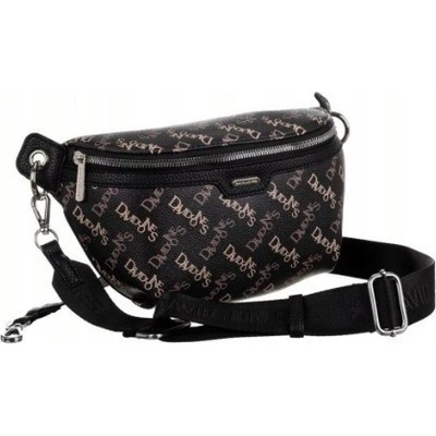 David Jones crossbody kabelka CH21016 hnědá Černá černá