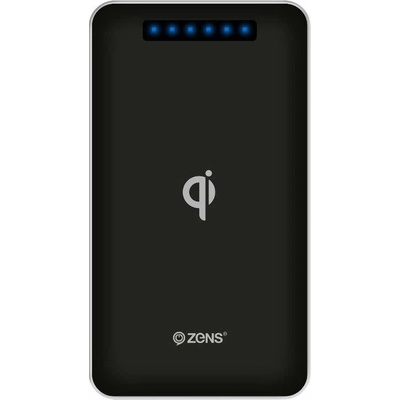 ZENS Док станция за безжично зареждане и външна батерия на Qi съвместими устройства - Zens Inductive Wireless Charging Pad Power Bank 4500mAh (черна) (ZEPB01B/00)